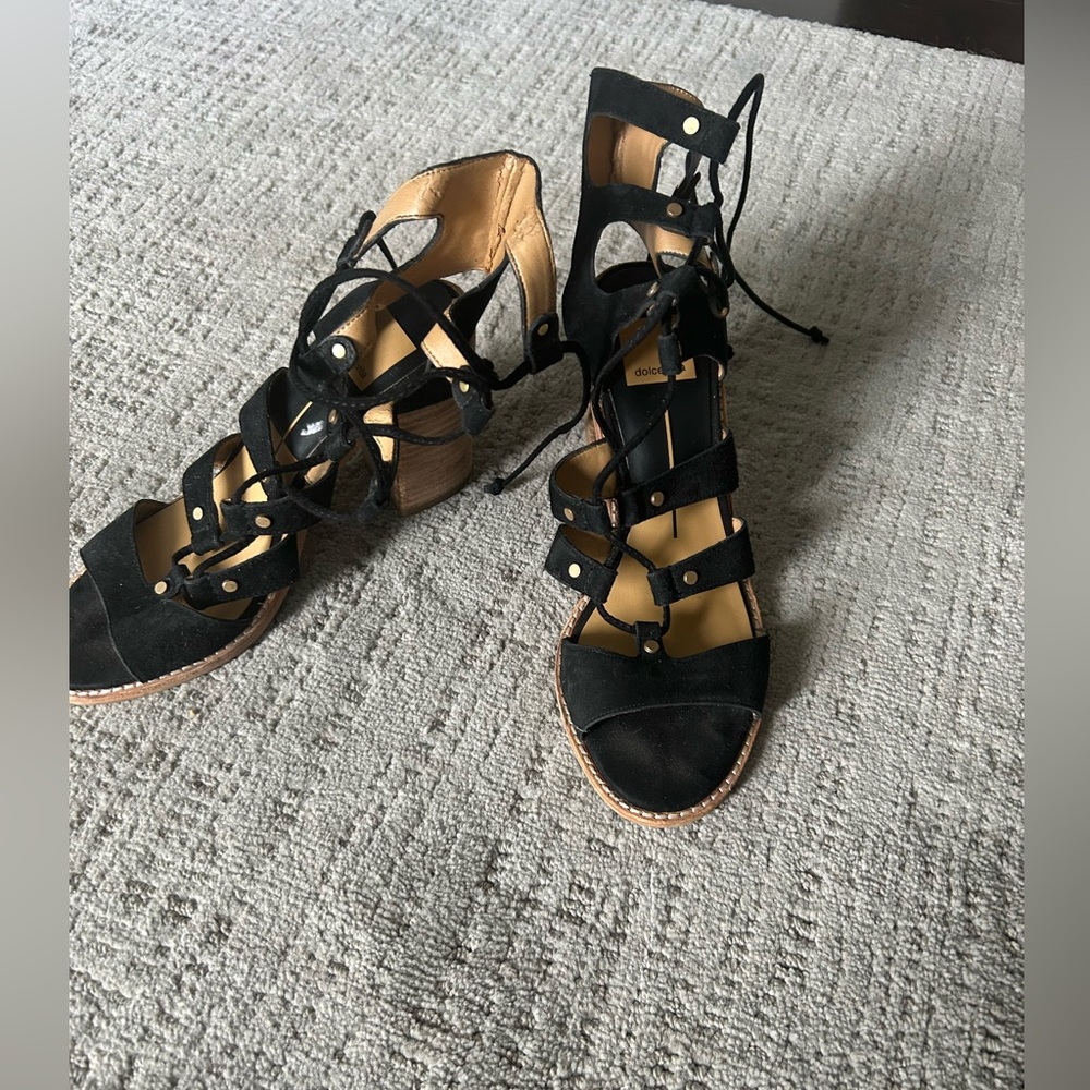 DV by Dolce Vita Black Strappy Sandals